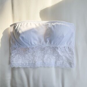 Free People White Lace Bandeau
